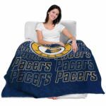 indiana pacers fan pride blue blanket latest model