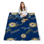 indiana pacers fan spirit blue blanket high quality