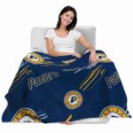 indiana pacers fan spirit blue blanket latest model