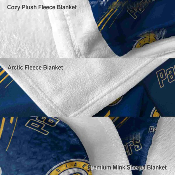 indiana pacers fan spirit blue blanket premium grade