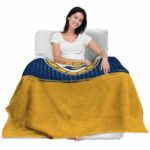 indiana pacers gradient dots blue blanket latest model