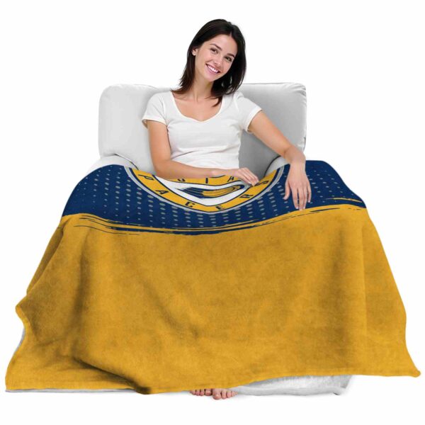 indiana pacers gradient dots blue blanket latest model