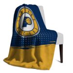 indiana pacers gradient dots blue blanket top rated