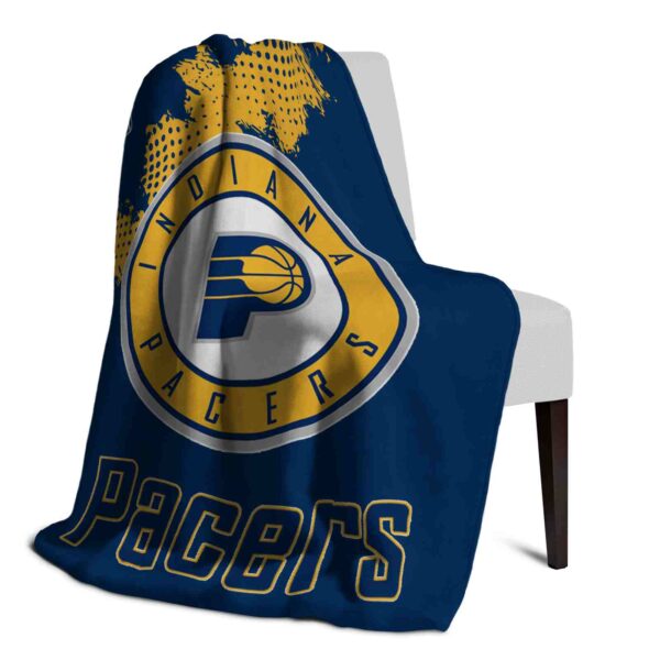indiana pacers grunge texture blue blanket top rated