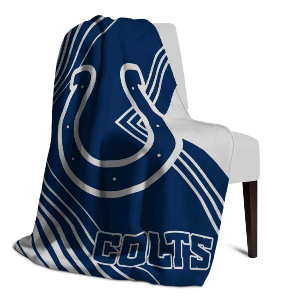 indianapolis colts diagonal stripes blue blanket top rated