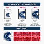 indianapolis colts diagonal stripes blue blanket trendy