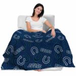 indianapolis colts diehard fans blue blanket latest model
