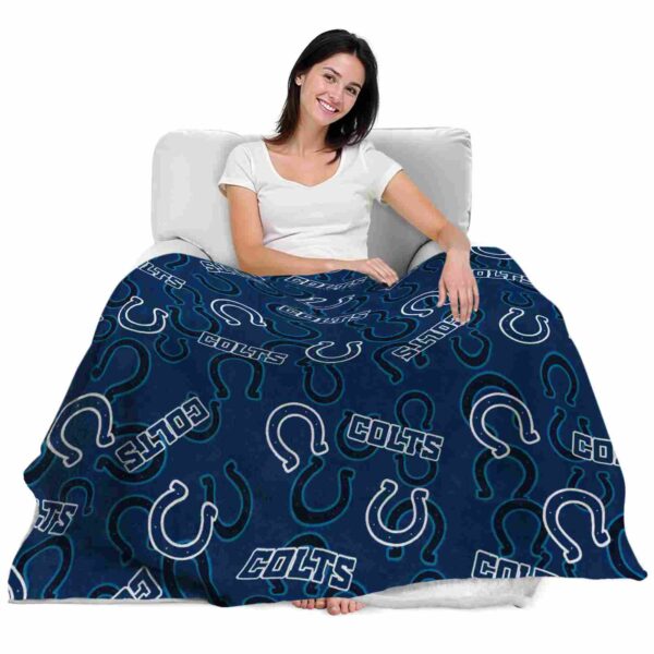 indianapolis colts diehard fans blue blanket latest model