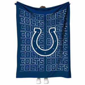 indianapolis colts fan pride blue blanket best selling