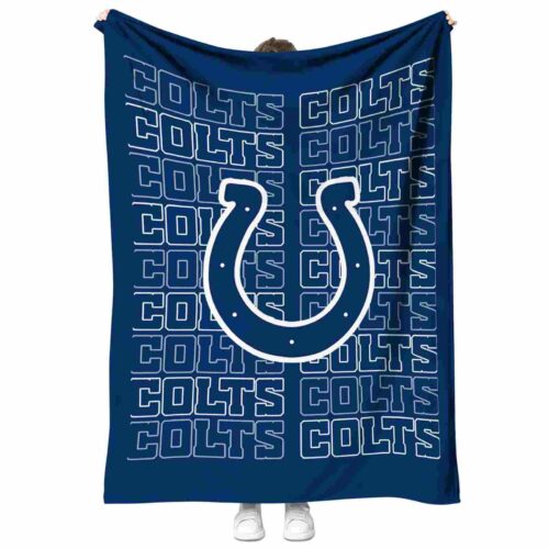 indianapolis colts fan pride blue blanket best selling