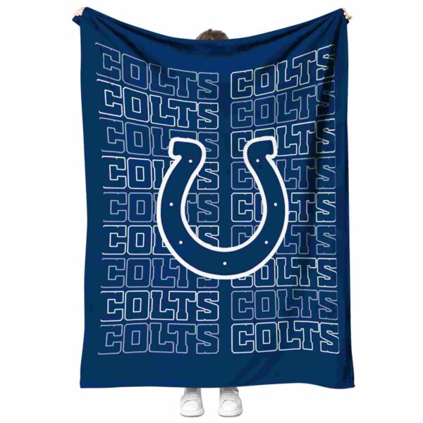 indianapolis colts fan pride blue blanket best selling