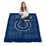 indianapolis colts fan pride blue blanket high quality