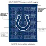 indianapolis colts fan pride blue blanket new arrival