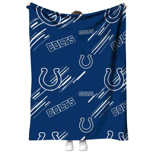 indianapolis colts fan spirit blue blanket best selling