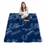 indianapolis colts fan spirit blue blanket high quality