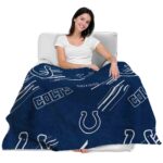indianapolis colts fan spirit blue blanket latest model
