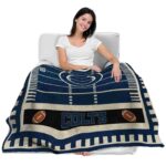 indianapolis colts football field blue blanket best selling
