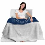 indianapolis colts gradient dots blue blanket latest model