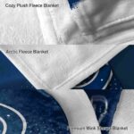 indianapolis colts gradient dots blue blanket premium grade