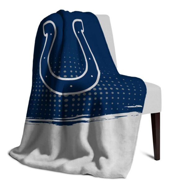 indianapolis colts gradient dots blue blanket top rated