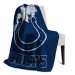 indianapolis colts grunge texture blue blanket top rated