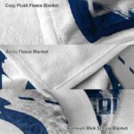 indianapolis colts splatter effect blue blanket best selling