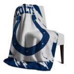 indianapolis colts splatter effect blue blanket best selling