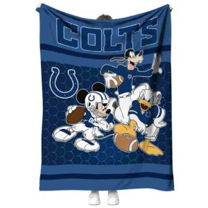 indianapolis colts three musketeers blue blanket best selling