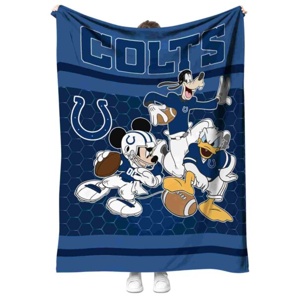 indianapolis colts three musketeers blue blanket best selling