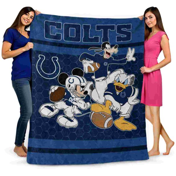 indianapolis colts three musketeers blue blanket fashion forward
