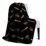 iowa hawkeyes diehard fans black blanket top rated