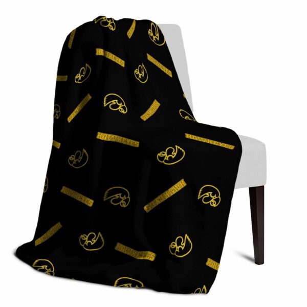iowa hawkeyes diehard fans black blanket top rated