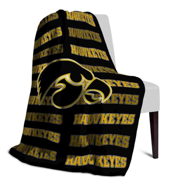 iowa hawkeyes fan pride black blanket top rated