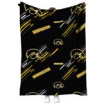 Iowa Hawkeyes Fan Spirit Black Blanket 1 iowa hawkeyes fan spirit black blanket best selling