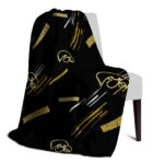 iowa hawkeyes fan spirit black blanket best selling