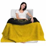 iowa hawkeyes gradient dots black blanket best selling
