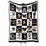 iowa hawkeyes mickey minnie black white blanket best selling