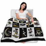 iowa hawkeyes mickey minnie black white blanket best selling