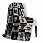 iowa hawkeyes mickey minnie black white blanket best selling