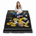 iowa hawkeyes three musketeers black blanket best selling