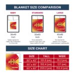 iowa state cyclones diagonal stripes red blanket best selling