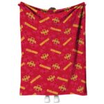Iowa State Cyclones Diehard Fans Red Blanket 1 iowa state cyclones diehard fans red blanket best selling