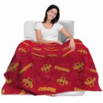 iowa state cyclones diehard fans red blanket best selling