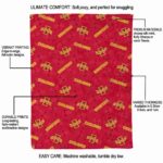 iowa state cyclones diehard fans red blanket best selling
