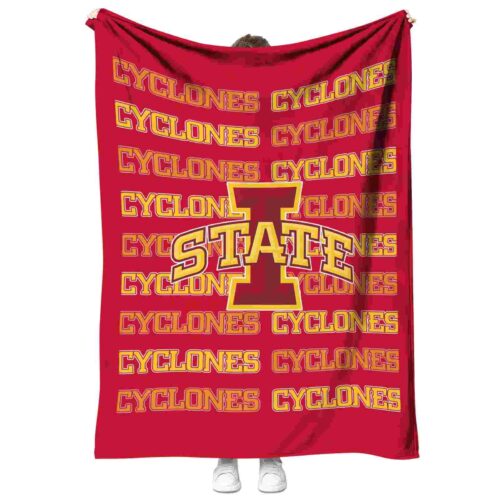 iowa state cyclones fan pride red blanket best selling