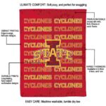 iowa state cyclones fan pride red blanket best selling