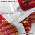 iowa state cyclones fan pride red blanket best selling