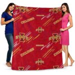 iowa state cyclones fan spirit red blanket best selling