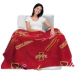 iowa state cyclones fan spirit red blanket best selling