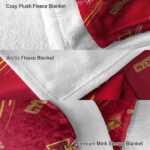 iowa state cyclones fan spirit red blanket best selling